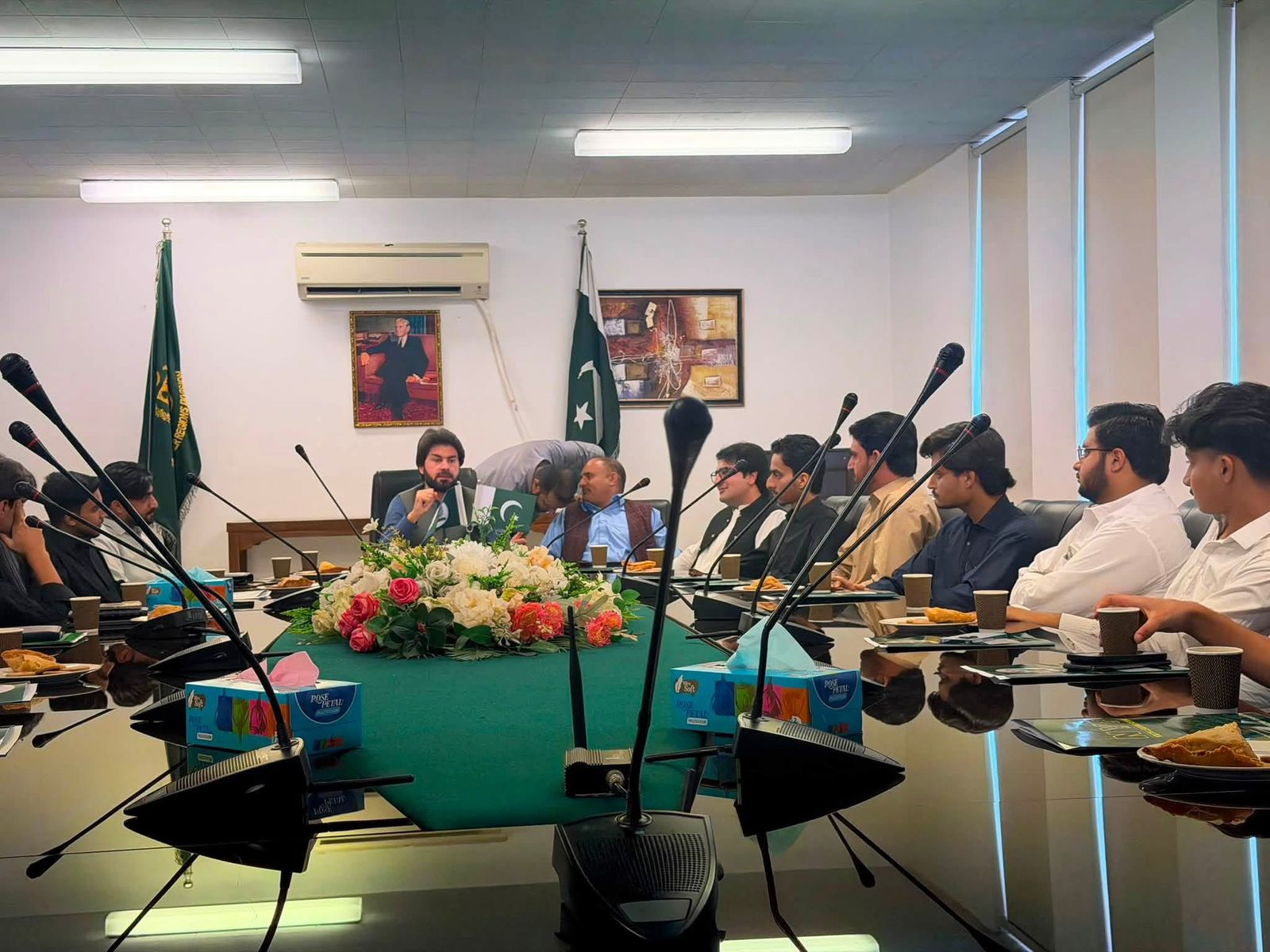 NYP Central Leadership meeting with Federal Minister for Tribal Affairs